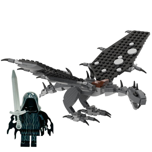 Custom Fell Beast w/ Ringwraith Minifig Building Set made using LEGO parts - B3 Customs - Just $74.99! Shop now at Retro Gaming of Denver