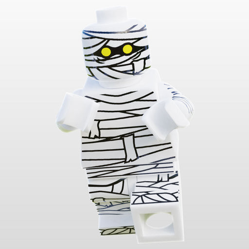 Halloween Mummy Minifig made using LEGO parts (LEGO) - Premium Custom LEGO Minifigure - Just $14.99! Shop now at Retro Gaming of Denver