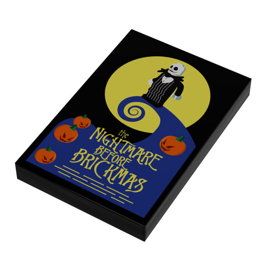 The Nightmare Before Brickmas Movie Cover (2x3 Tile) - B3 Customs - Premium  - Just $2! Shop now at Retro Gaming of Denver