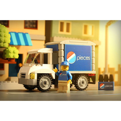 B3 Customs Pieces Soda Delivery Truck with Minifigure - Premium LEGO Kit - Just $59.99! Shop now at Retro Gaming of Denver