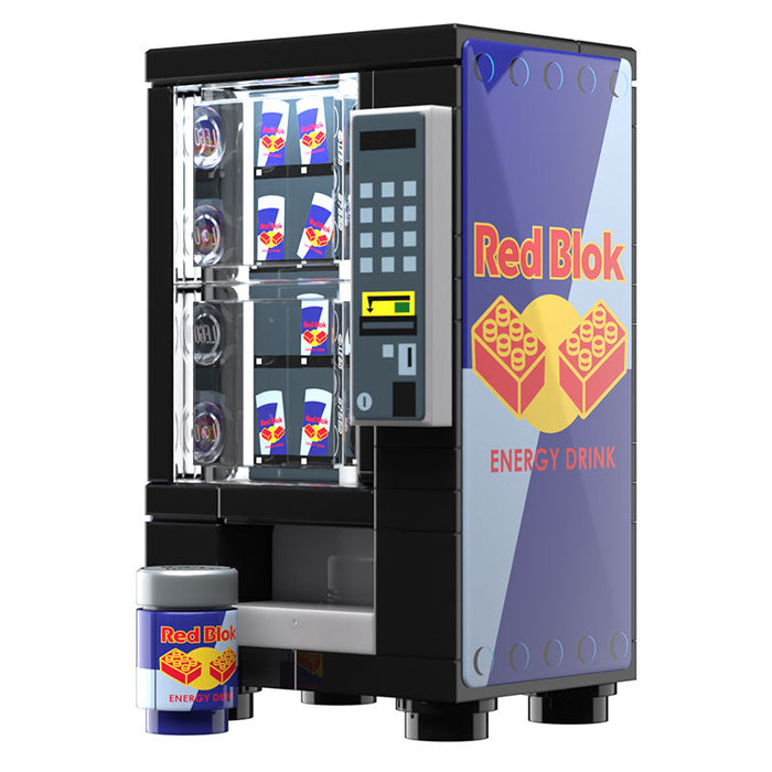 Red Brick Energy Drink Vending Machine made using LEGO parts - B3 Customs - Just $19.99! Shop now at Retro Gaming of Denver