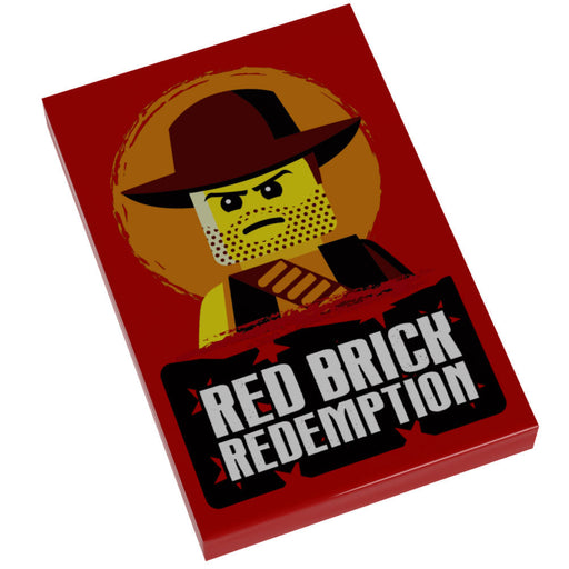 Red Brick Redemption Video Game Cover (2x3 Tile) - B3 Customs - Premium  - Just $2! Shop now at Retro Gaming of Denver