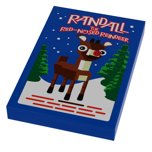 Randall the Red-Nosed Reindeer Christmas Movie Cover (2x3 Tile) - B3 Customs - Premium  - Just $2! Shop now at Retro Gaming of Denver