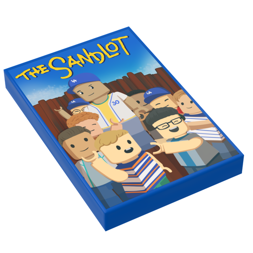 Sandlot Movie Cover (2x3 Tile) made using LEGO parts - B3 Customs - Premium  - Just $2! Shop now at Retro Gaming of Denver