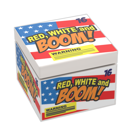 Red, White and Boom Minifig Fireworks, 4th of July (LEGO) - Premium Custom Printed - Just $3! Shop now at Retro Gaming of Denver