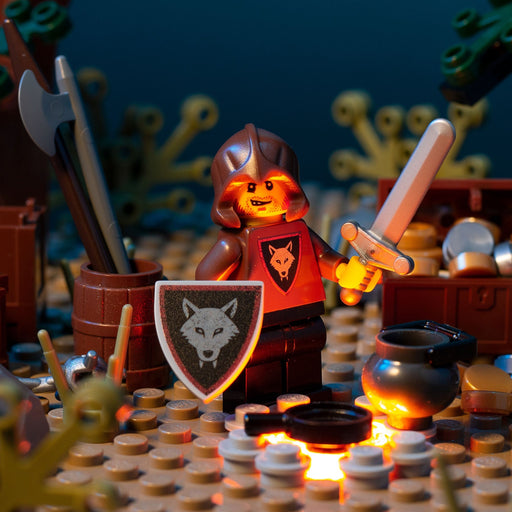 Wolfpack Bandit (Sword) - Custom Castle Minifig - Premium Custom LEGO Minifigure - Just $14.99! Shop now at Retro Gaming of Denver