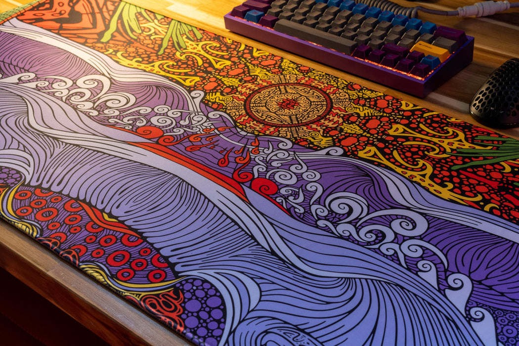 "Ancient Sun" — Epic Desk Originals Deskmat - for just $39.95! 