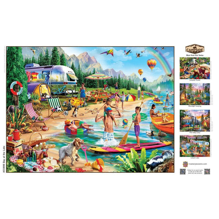 Campside - Day at the Lake 300 Piece EZ Grip Jigsaw Puzzle - for just $14.99! 