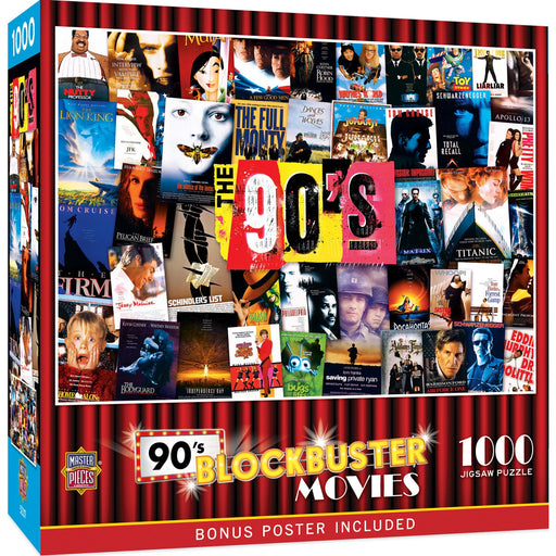 90's Blockbusters 1000 Piece Jigsaw Puzzle - Just $16.99! Shop now at Retro Gaming of Denver