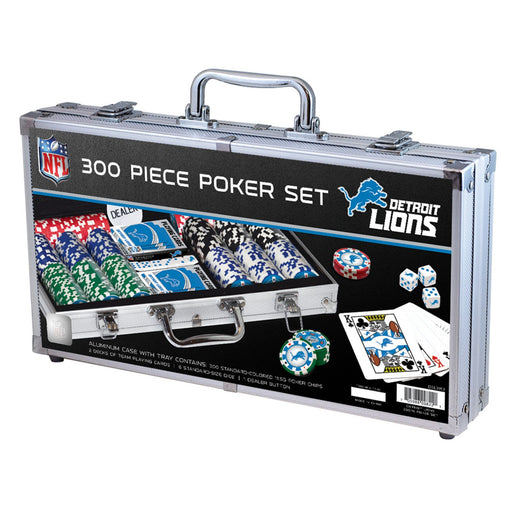 Detroit Lions 300 Piece Poker Set - Just $124.99! Shop now at Retro Gaming of Denver