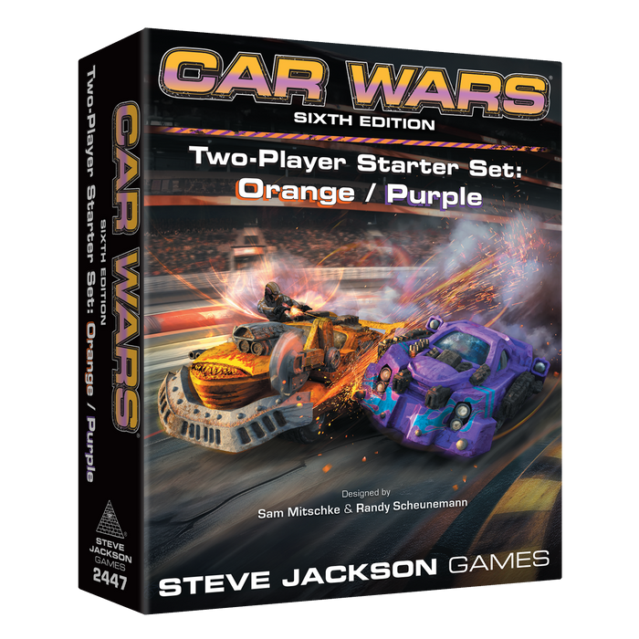 Car Wars: 2 Player Starter Set Orange/Purple - for just $44.95! 