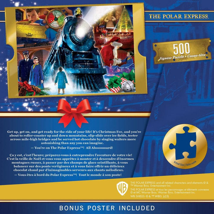 The Polar Express - Ride 500 Piece Glitter Jigsaw Puzzle - for just $14.99! 