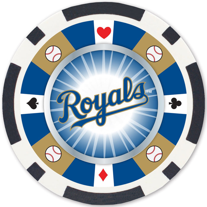 Kansas City Royals 100 Piece Poker Chips - Just $17.99! Shop now at Retro Gaming of Denver