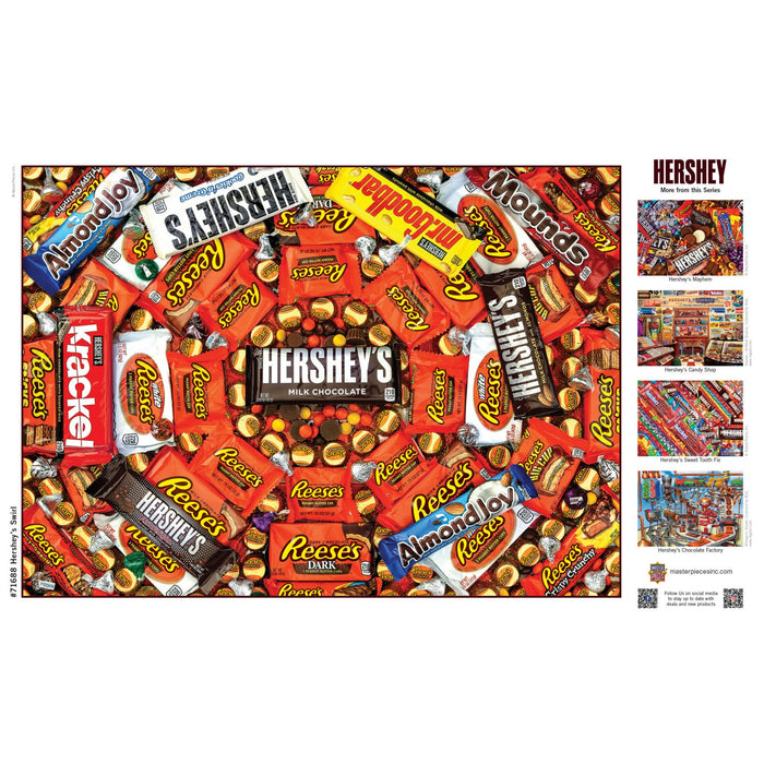 Hershey's Swirl - 1000 Piece Jigsaw Puzzle - Just $16.99! Shop now at Retro Gaming of Denver