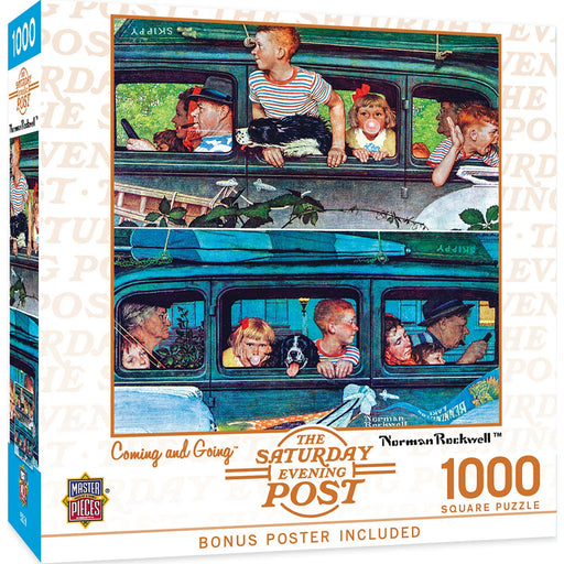 Saturday Evening Post - Coming and Going 1000 Piece Jigsaw Puzzle - Just $16.99! Shop now at Retro Gaming of Denver