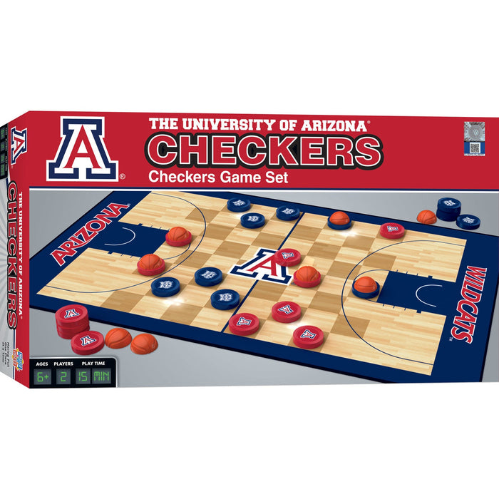 Arizona Wildcats Checkers Board Game - Just $19.99! Shop now at Retro Gaming of Denver