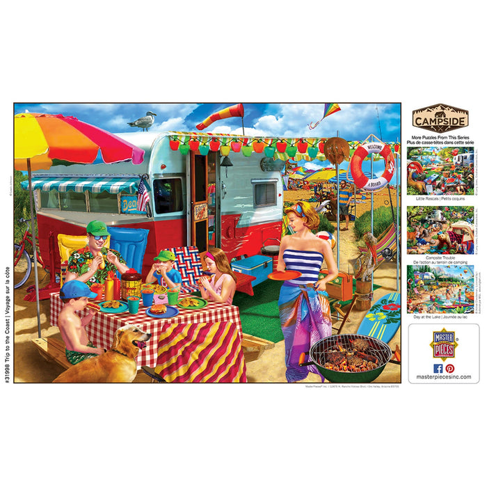 Campside - Trip to the Coast 300 Piece EZ Grip Jigsaw Puzzle - Just $14.99! Shop now at Retro Gaming of Denver