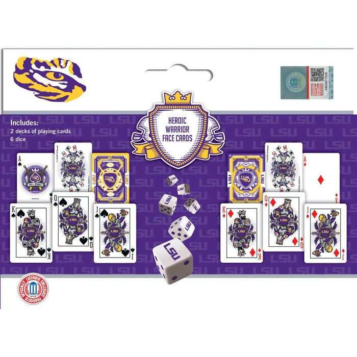 LSU Tigers - 2-Pack Playing Cards & Dice Set - for just $19.99! 