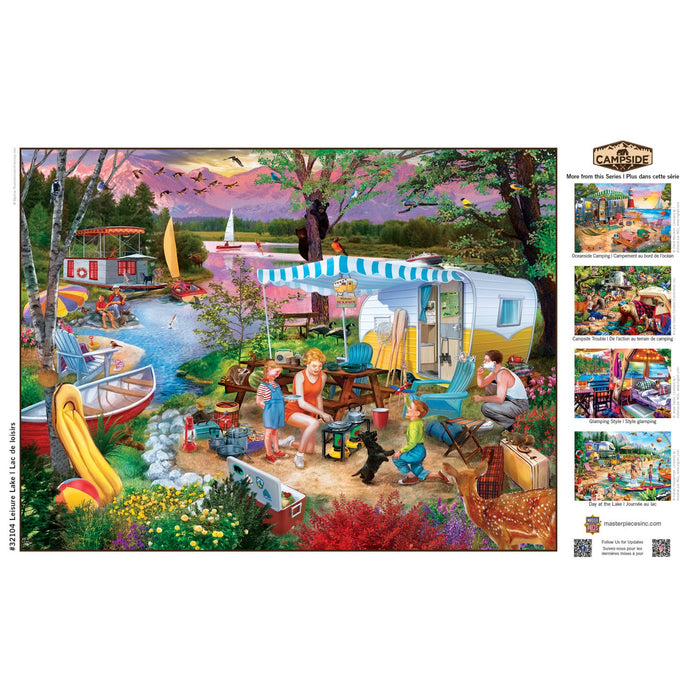 Campside - Leisure Lake 300 Piece EZ Grip Jigsaw Puzzle - Just $14.99! Shop now at Retro Gaming of Denver