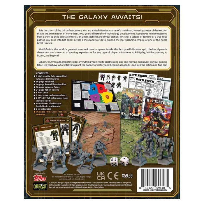 BattleTech: A Game of Armored Combat 40th Anniversary - for just $64.99! 