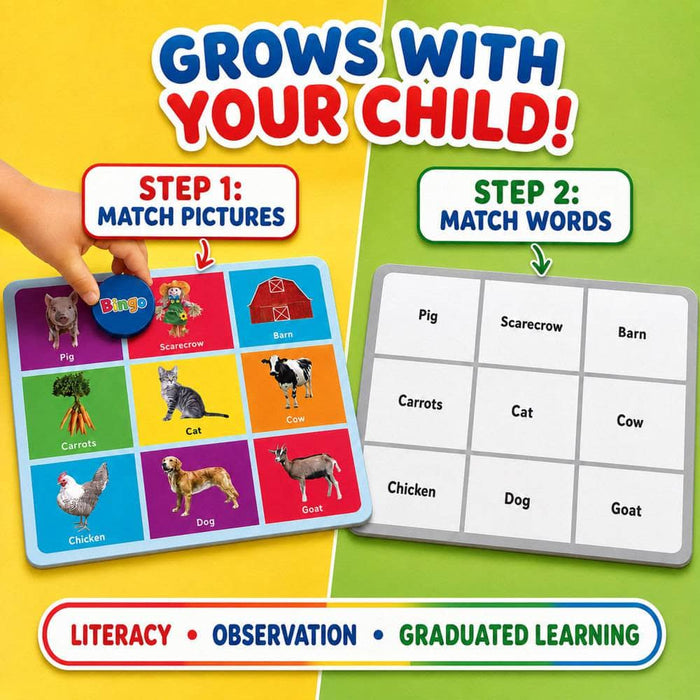 Educational - Farm Bingo Game - for just $12.99! 