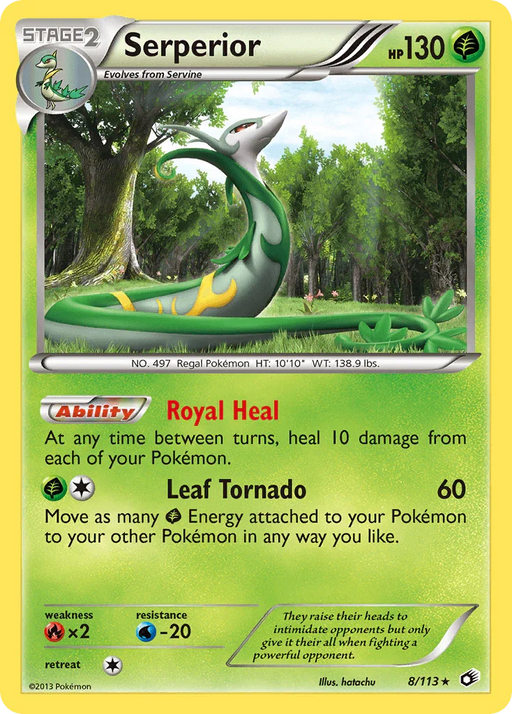 Serperior (8/113) [Black & White: Legendary Treasures] - for just $0.90! 