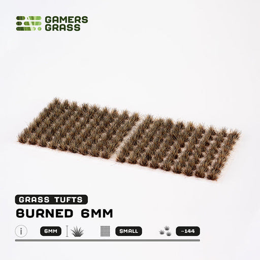 Gamers Grass Tufts: Burned Tufts 6mm- Small - for just $7.99! 