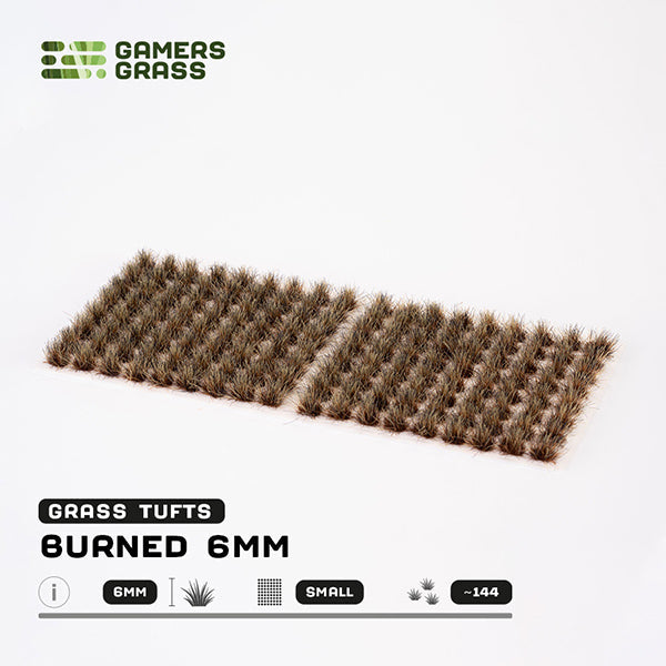 Gamers Grass Tufts: Burned Tufts 6mm- Small - for just $7.99! 