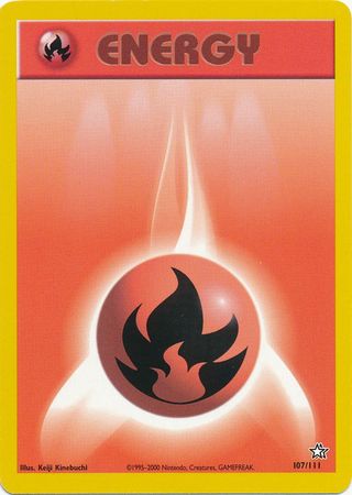 Fire Energy (107/111) [Neo Genesis Unlimited] - Just $0.05! Shop now at Retro Gaming of Denver