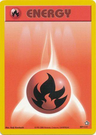 Fire Energy (107/111) [Neo Genesis Unlimited] - for just $0.15! 