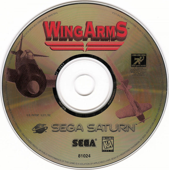 Wing Arms – Sega Saturn (SS) - for just $12.99! 