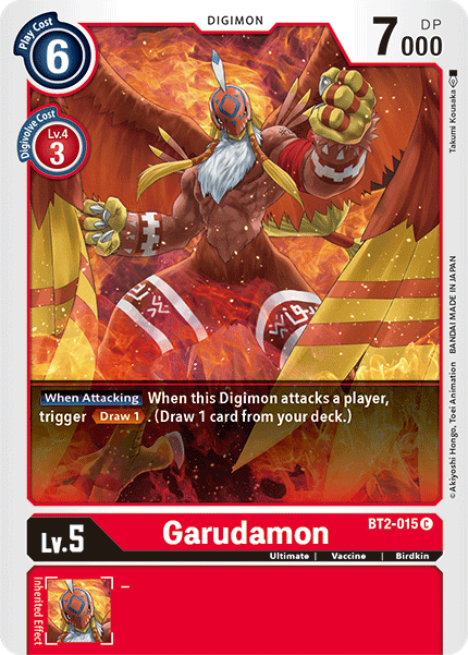 Garudamon [BT2-015] [Release Special Booster Ver.1.5] - Just $0.09! Shop now at Retro Gaming of Denver