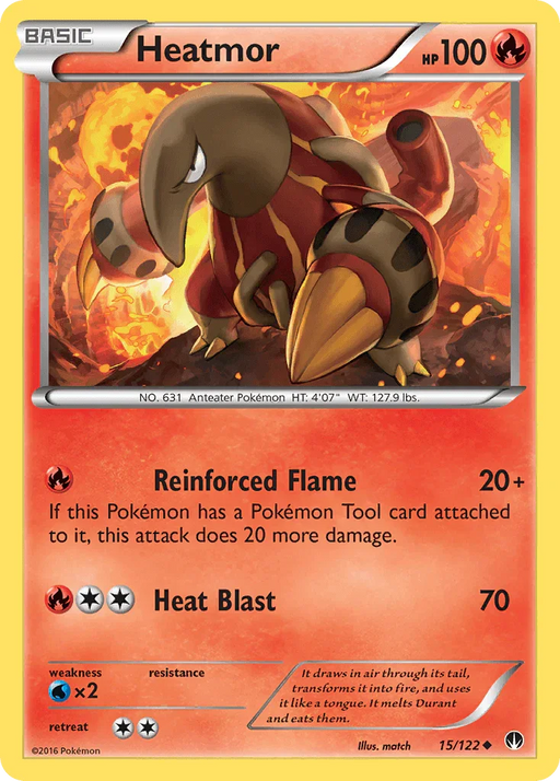 Heatmor (15/122) [XY: BREAKpoint] - for just $0.10! 
