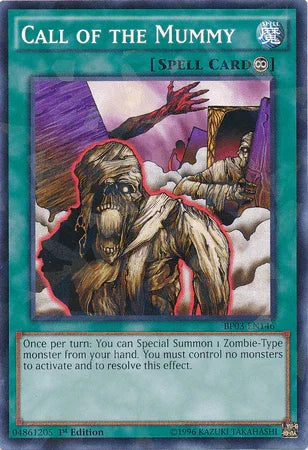 Call of the Mummy [BP03-EN146] Shatterfoil Rare - for just $0.10! 