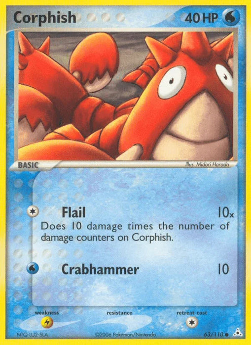 Corphish (63/110) [EX: Holon Phantoms] - for just $0.15! 