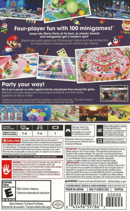 Mario Party: Superstars – Nintendo Switch (NS) - for just $38.99! 
