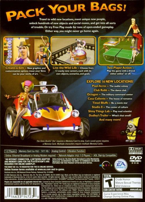 The Sims: Bustin Out – PlayStation 2 (PS2) - for just $0! 