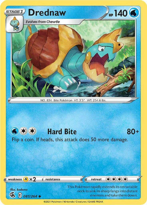 Drednaw (081/264) [Sword & Shield: Fusion Strike] - for just $0.10! 
