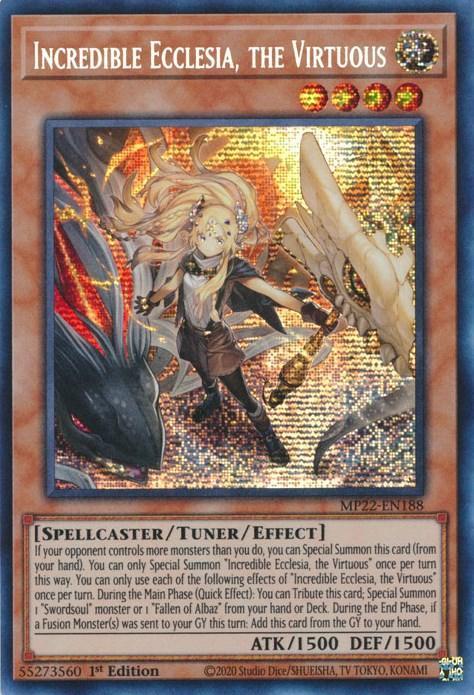 Incredible Ecclesia, the Virtuous [MP22-EN188] Prismatic Secret Rare - for just $2.25! 