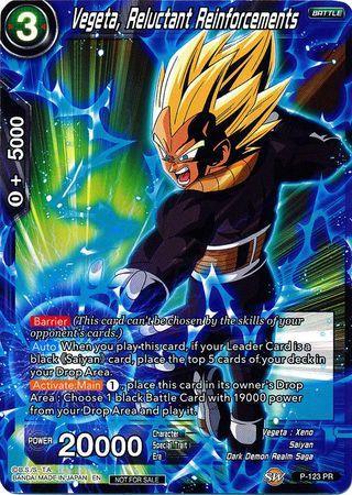 Vegeta, Reluctant Reinforcements (Power Booster) (P-123) [Promotion Cards] - for just $0.15! 