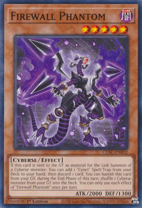 Firewall Phantom [CYAC-EN002] Common - for just $0.10! 