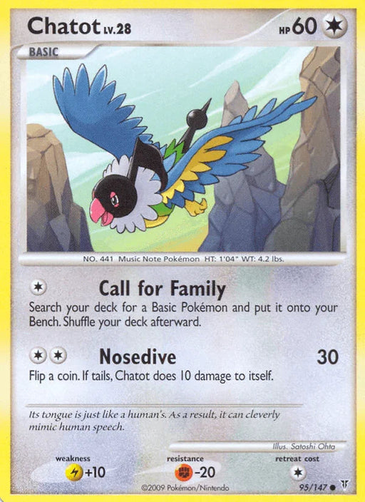 Chatot (95/147) [Platinum: Supreme Victors] - for just $0.20! 