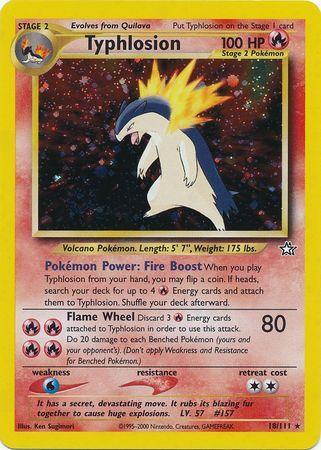 Typhlosion (18/111) [Neo Genesis Unlimited] - for just $56.15! 