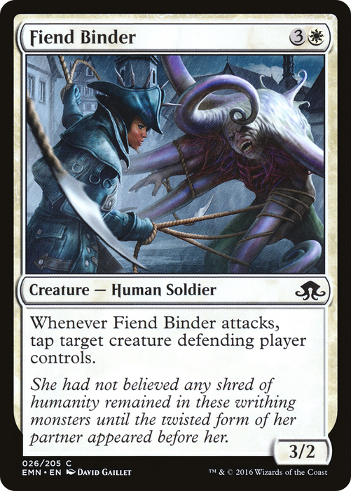 Fiend Binder (EMN-026) - Eldritch Moon - for just $0.01! 