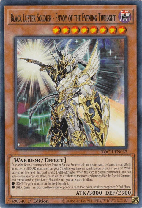 Black Luster Soldier - Envoy of the Evening Twilight [TOCH-EN033] Rare - for just $0.15! 