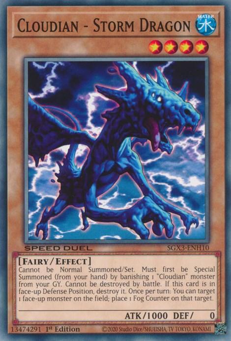 Cloudian - Storm Dragon [SGX3-ENH10] Common - for just $0.10! 