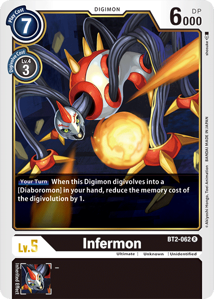 Infermon [BT2-062] [Release Special Booster Ver.1.0] - Just $0.15! Shop now at Retro Gaming of Denver