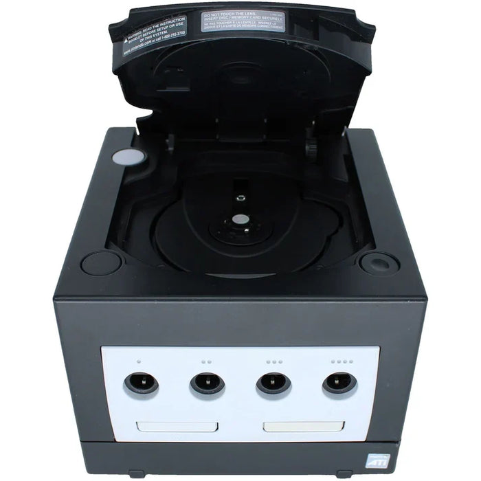 Nintendo GameCube Console System (GC) Black with Third-Party Controller – Scratch & Scuff Condition - for just $134.99! 