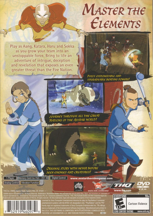 Avatar: The Last Airbender – PlayStation 2 (PS2) - for just $9.99! 