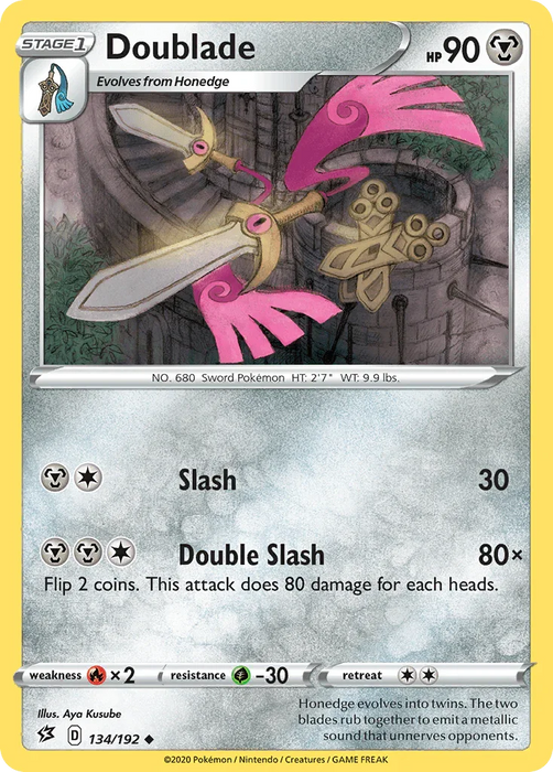 Doublade (134/192) [Sword & Shield: Rebel Clash] - for just $0.10! 